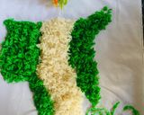 A picture of step 4 of Green white green rice🇳🇬.