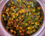 मसाला भिंडी (masala bhindi recipe in hindi) रेसिपी चरण 7 फोटो