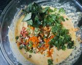 A picture of step 3 of Besan Sooji Nutri Roastie /Chilla.