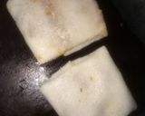 A picture of step 6 of Suji crepes with vegetables stuffing.