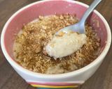 Foto del paso 3 de la receta: Porridge de avena proteico (arroz con leche) 🍨