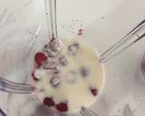 Raspberry yogurt smoothie langkah memasak 2 foto