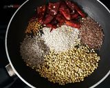 A picture of step 1 of Flax seed Curry leaves Karam Podi (gun powder).