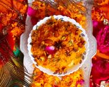 मीठे पुलाव/जर्दा पुलाव (meethe pulao / zarda pulao recipe in Hindi) रेसिपी चरण 7 फोटो
