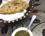 A picture of step 3 of Soyabean Keema Paratha.