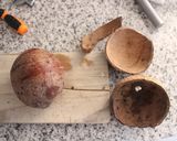 Foto del paso 6 de la receta: Cómo abrir un coco maduro