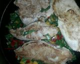 Foto del paso 6 de la receta: Pechugas al verdeo distinto