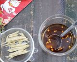 Hình bước làm 4 của món Cải Bẹ Xanh Nhồi Thịt Sốt Dầu Hào