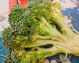 A picture of step 1 of Broccoli fry.