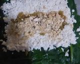A picture of step 1 of Spinach paneer roll mix match chat.