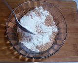 A picture of step 1 of Biscuit peda.