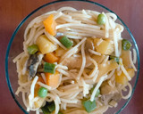 மஷ்ரூம் ஹக்கா நூடுல்ஸ் (Mushroom hakka noodles recipe in tamil) ரெசிபி ஸ்டேப் 5 புகைப்படம்