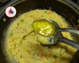 A picture of step 8 of Vegetable upma.