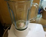 A picture of step 1 of Mint margarita.
