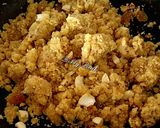 A picture of step 5 of Chickpea chocolate laddoos.