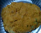 A picture of step 2 of Pavbhaji paratha.