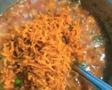 A picture of step 4 of Raw turmeric sabji.