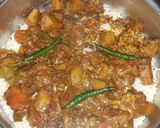 A picture of step 10 of Vegetable Tikka biryani.