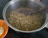 A picture of step 3 of Green daal.