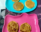 Foto langkah ke 4 dari resep Banana oat pancake (Dorayaki).