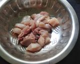 A picture of step 1 of Restaurant Style Chicken Curry.