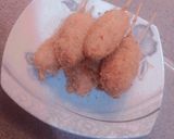 A picture of step 5 of Mini Korean corn dogs.