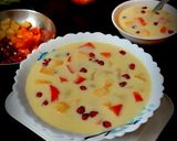 फ्रूट कस्टर्ड (fruit custard recipe in Hindi) रेसिपी चरण 6 फोटो