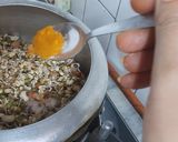 A picture of step 4 of Misal sprouted dal chana.