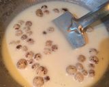 A picture of step 4 of Mango Makhana Kheer.