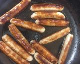 A picture of step 3 of My Pork Sausage & Honey Pineapple. 😉.