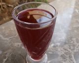 A picture of step 4 of Hibiscus (zobo) drink.