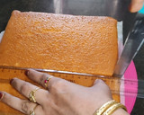 மோனோகிராம் க்ரீம் சீஸ் ப்ரூட் கேக்(MONOGRAM CHEESE CAKE RECIPE I ரெசிபி ஸ்டேப் 3 புகைப்படம்