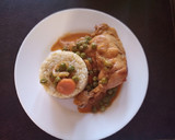 Foto del paso 5 de la receta: Pollo arvejado