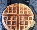 Foto del paso 4 de la receta: Waffles salados, rellenos de jamón y queso