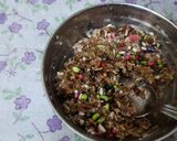 A picture of step 8 of Pan stuff gulkand masala modak.