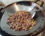 รูปขั้นตอนการทำที่ 4 ของ ข้าวผัด(เจ)