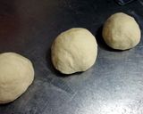 A picture of step 3 of Scallion pancakes.