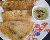A picture of step 4 of Rava Dosa.