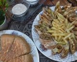 صورة لخطوة 8 من وصفة شاورما الدجاج عربي وايطالي الطعم بجنن بطريقه سهلة وسريعة 😋🍗