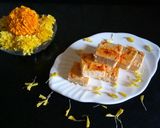 A picture of step 8 of Kesari Curd Sandesh.