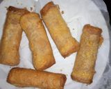 A picture of step 5 of Smokies rolls.