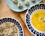 Foto del paso 5 de la receta Bombones de queso con jamón (en airfryer)