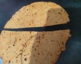 A picture of step 1 of Papad Paneer Corn Chat.