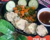 Cara Membuat Steak Ayam Gulung Keju Saos Tiram 9