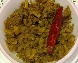 A picture of step 4 of Thor (Banana Stem) Bhaja Bengali Style.