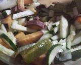 Foto del paso 4 de la receta: ENSALADA DE PEPINO FRESCO Y EN VINAGRE CON BATATA 🍠🍽🍴