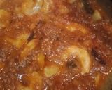 A picture of step 2 of Tri-spice prawns.