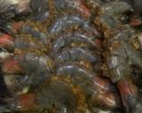 Udang kukus jamur bawang putih langkah memasak 2 foto