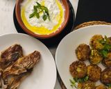 Foto del paso 17 de la receta Cena griega: kolokizokeftedes, tzatziki y cordero