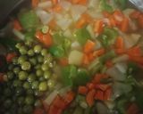 A picture of step 1 of Navratan korma.